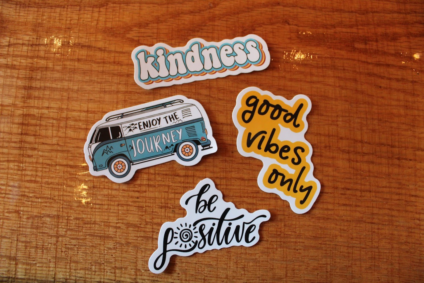 Positive Vibe Stickers - 4 pack